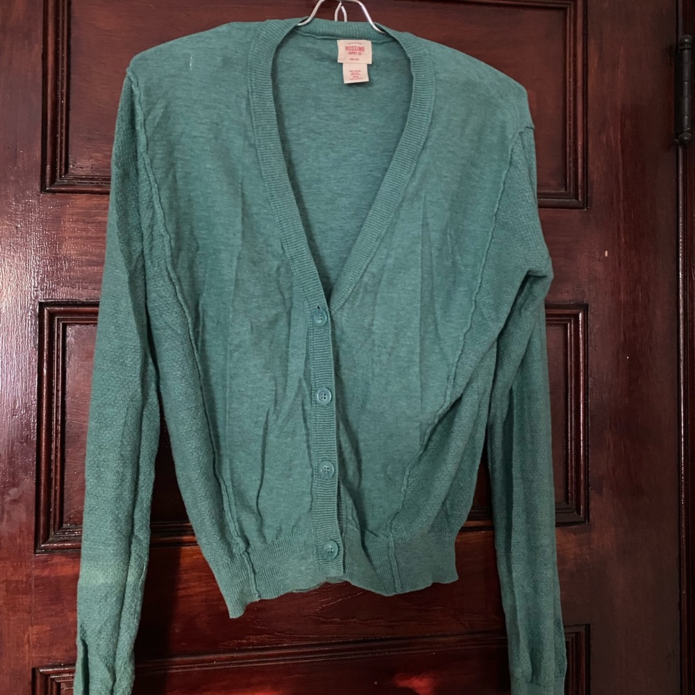 Multi texture cardigan